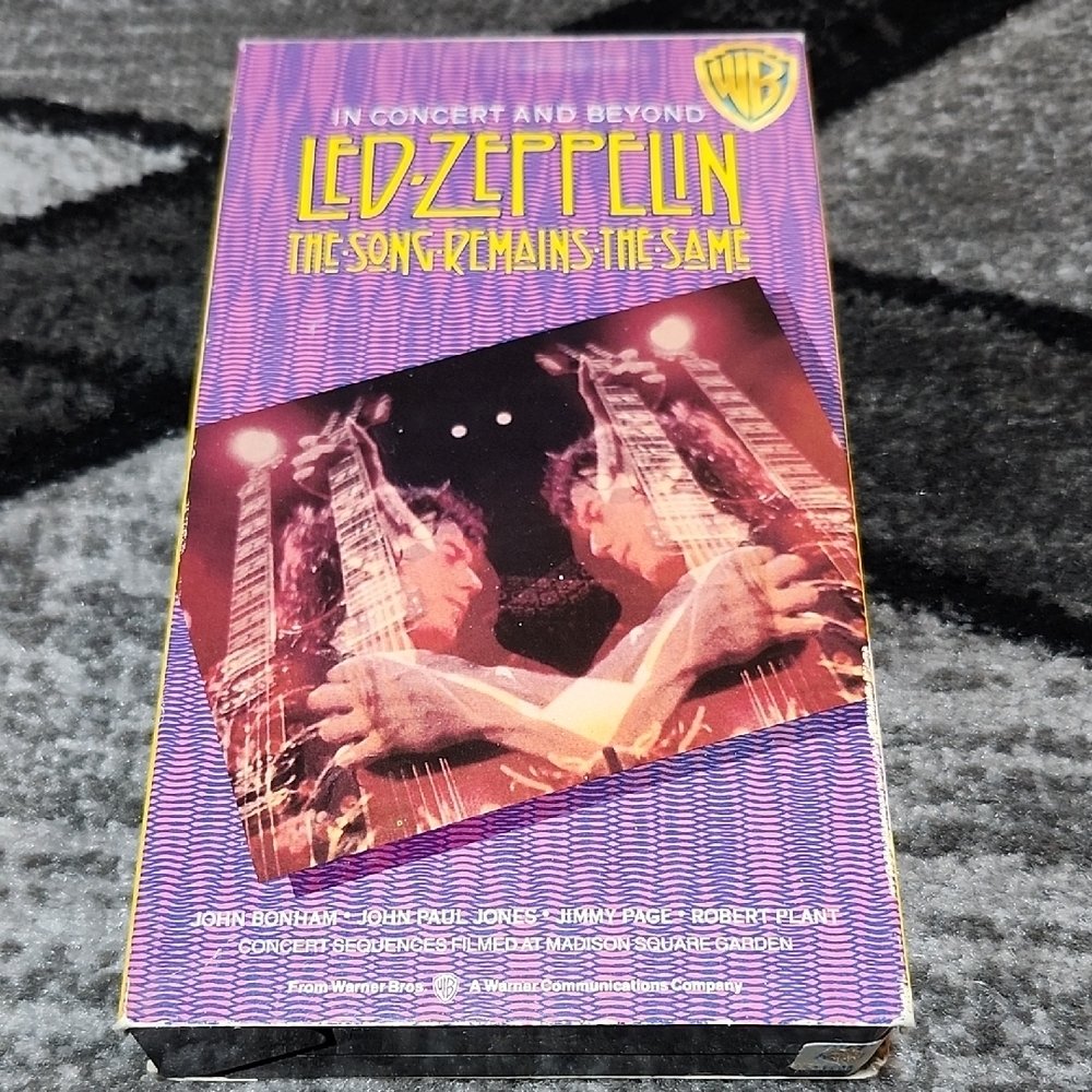 LED ZEPPELIN THE SONG REMAINS THE SAME VHS 1976